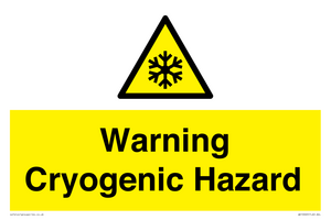 Warning Cryogenic Hazard